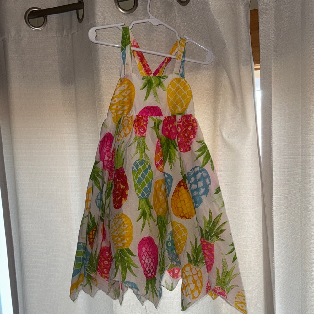 Colorful Pineapple Print Dress